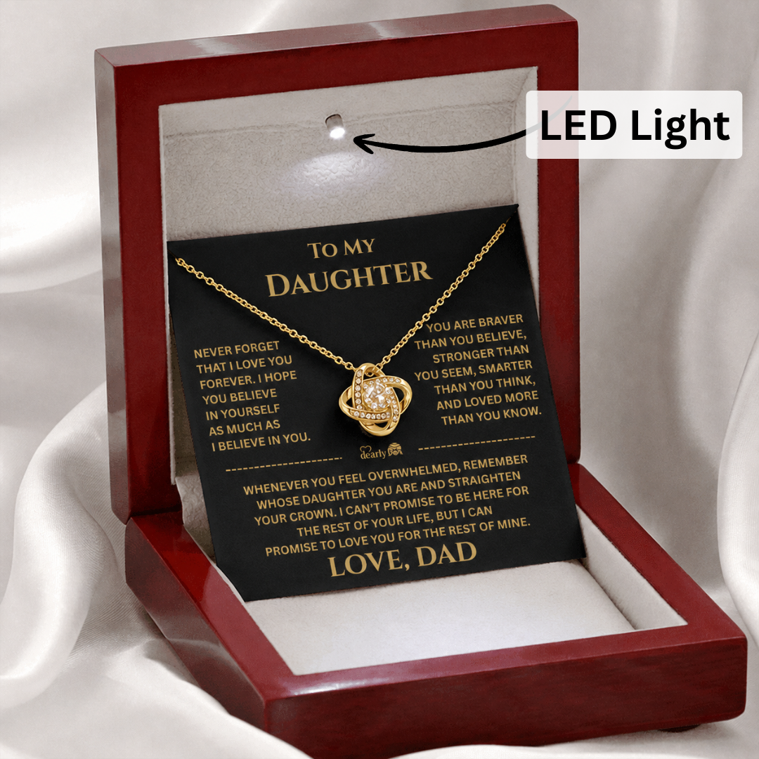 To My Daughter Gift From Dad "I Love You Forever"