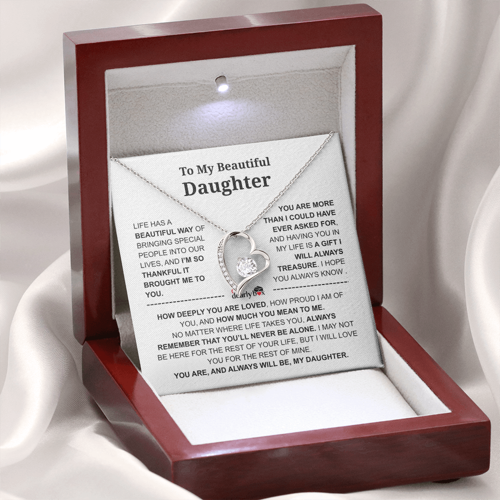 To My Daughter – Love You Forever Necklace