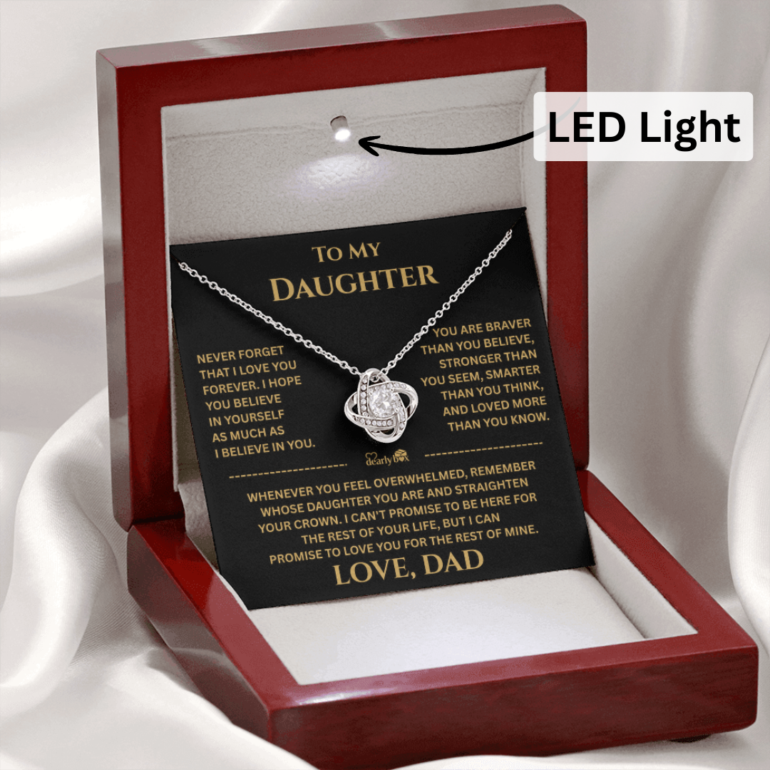 To My Daughter Gift From Dad "I Love You Forever"