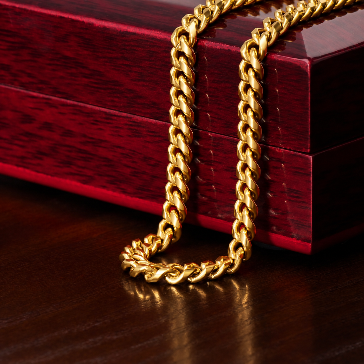 To My Son - "I LOVE YOU FOREVER" Cuban Link Chain