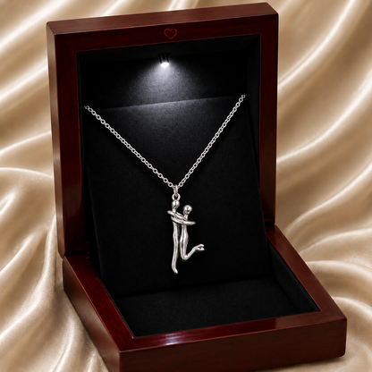 To My Soulmate Forever Hug Necklace