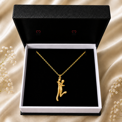 To My Soulmate Forever Hug Necklace