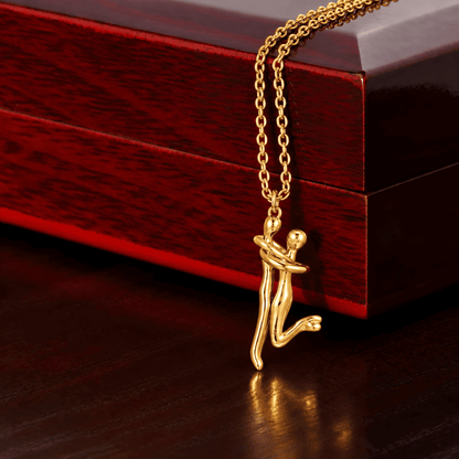 To My Soulmate Forever Hug Necklace