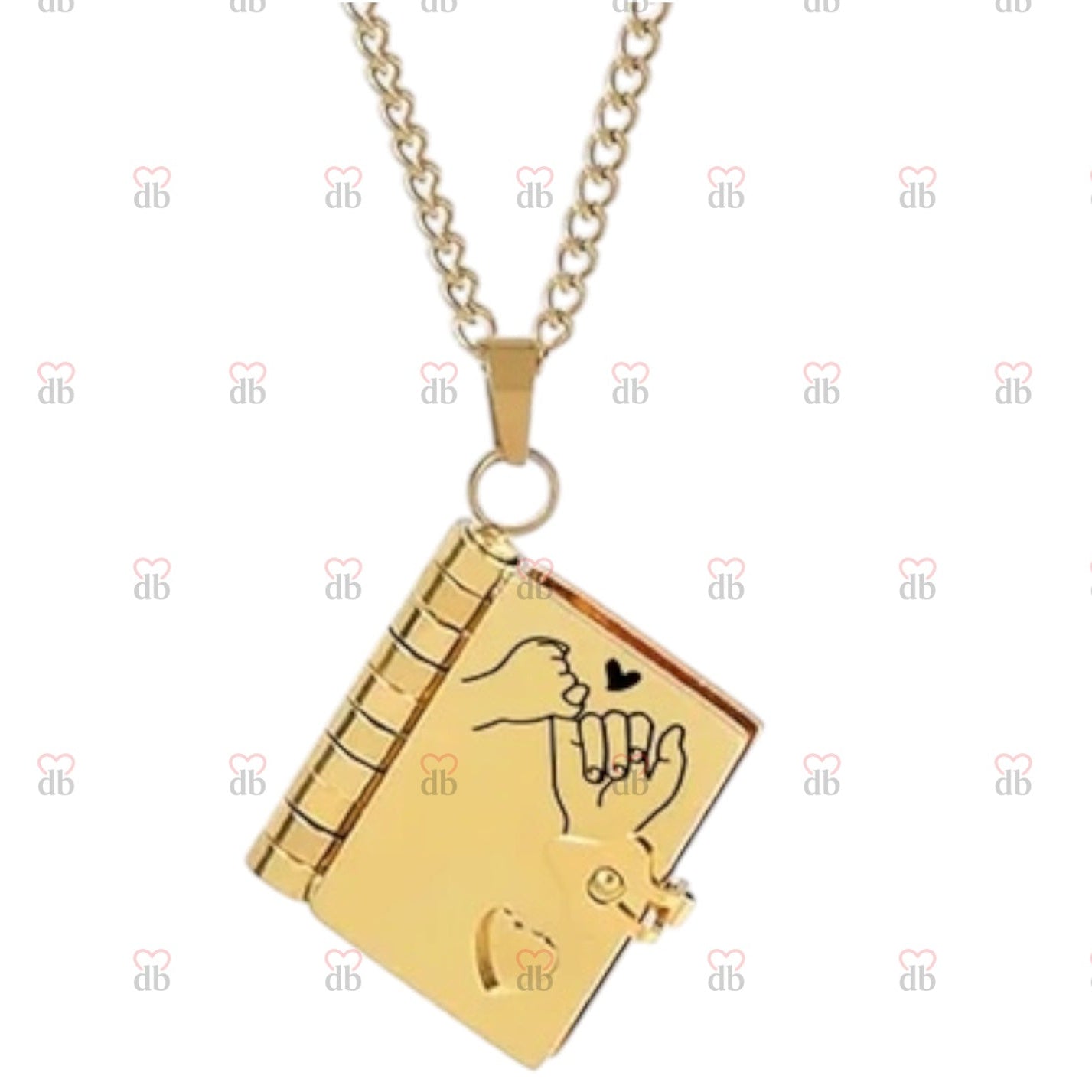 For Daughter - I'm Always With You Book Necklace