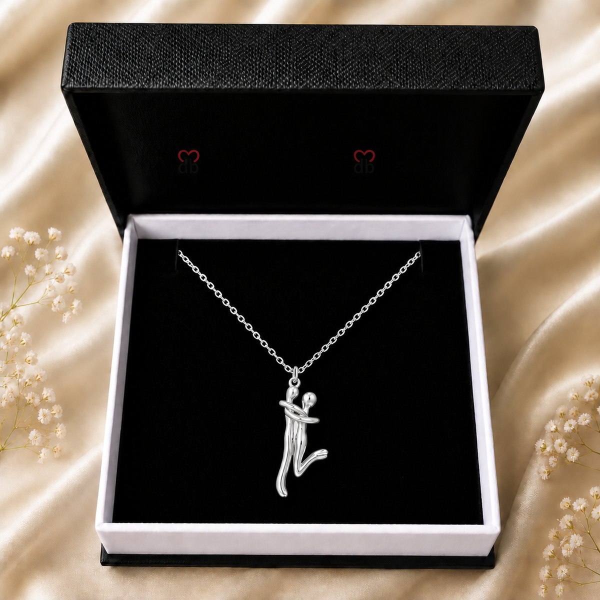 To My Soulmate Forever Hug Necklace