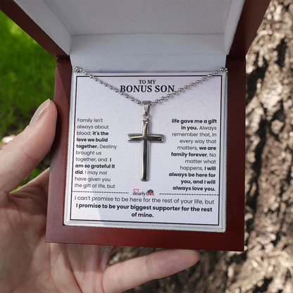 To My Bonus Son - "My Family Forever"