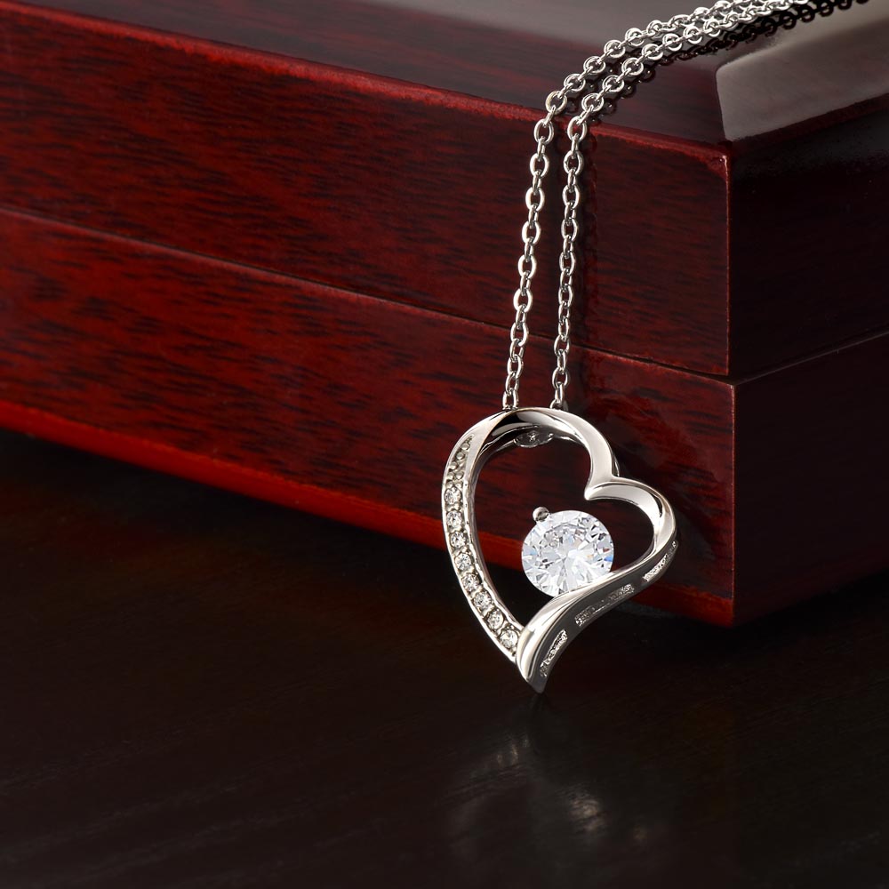 To My Beautiful Mom I Love you "Heart Necklace"