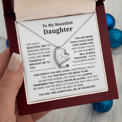 To My Daughter – Love You Forever Necklace