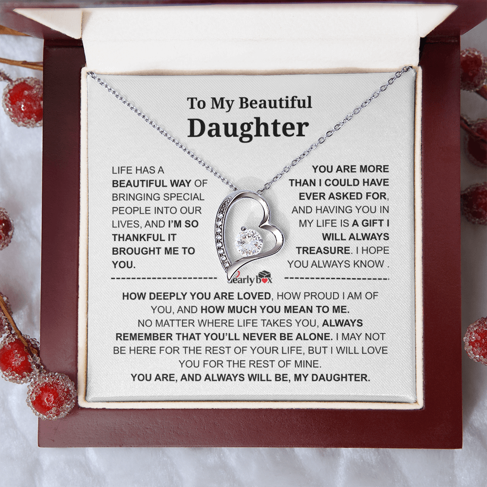 To My Daughter – Love You Forever Necklace