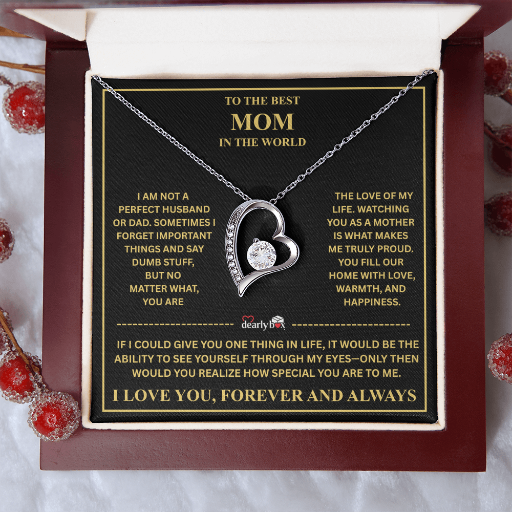 To The Best Mom - Forever Love Necklace