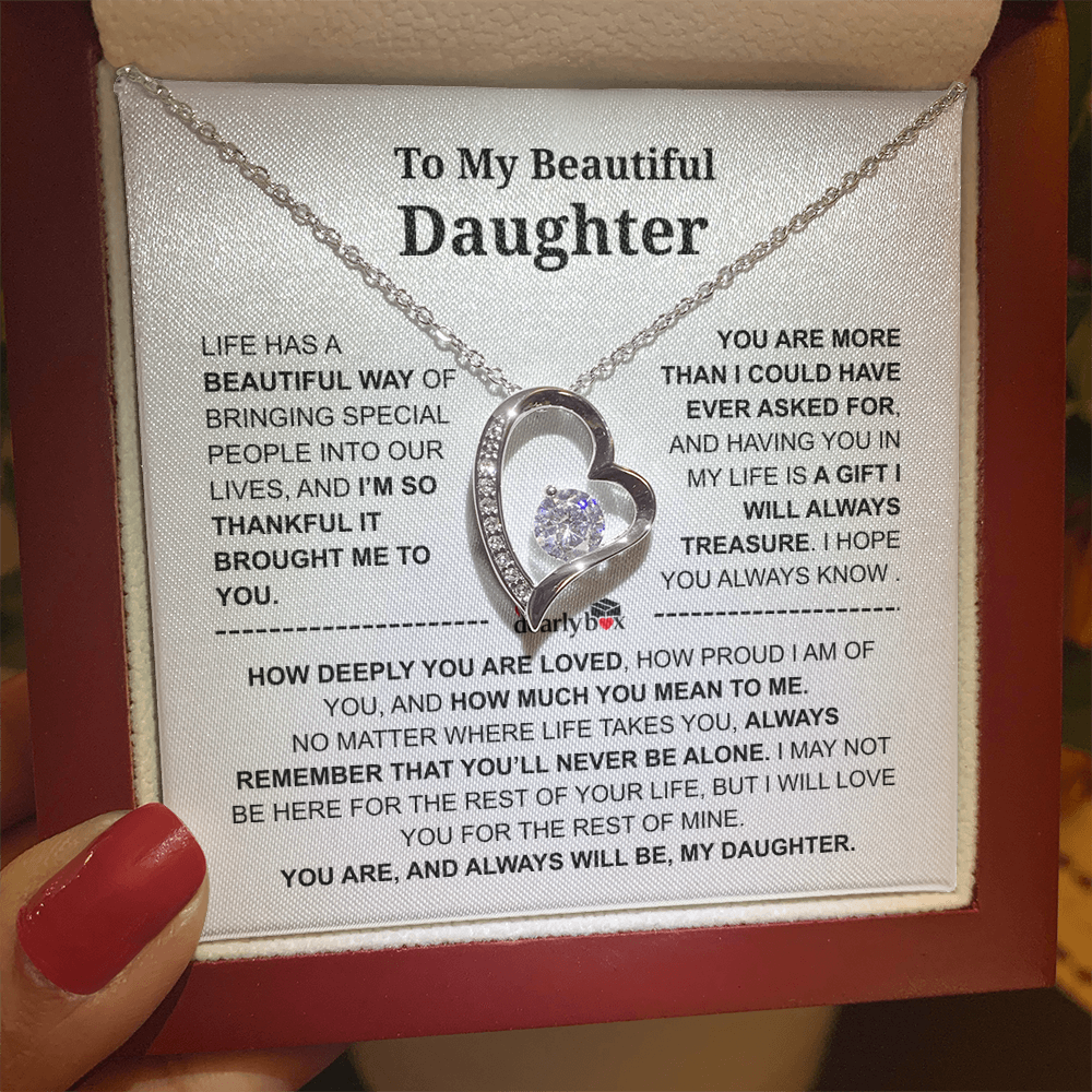 To My Daughter – Love You Forever Necklace