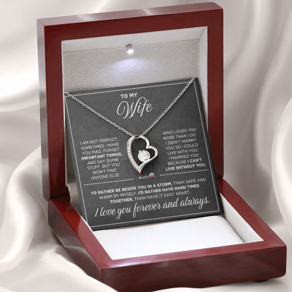 To My Wife - Love You Forever & Always Necklace