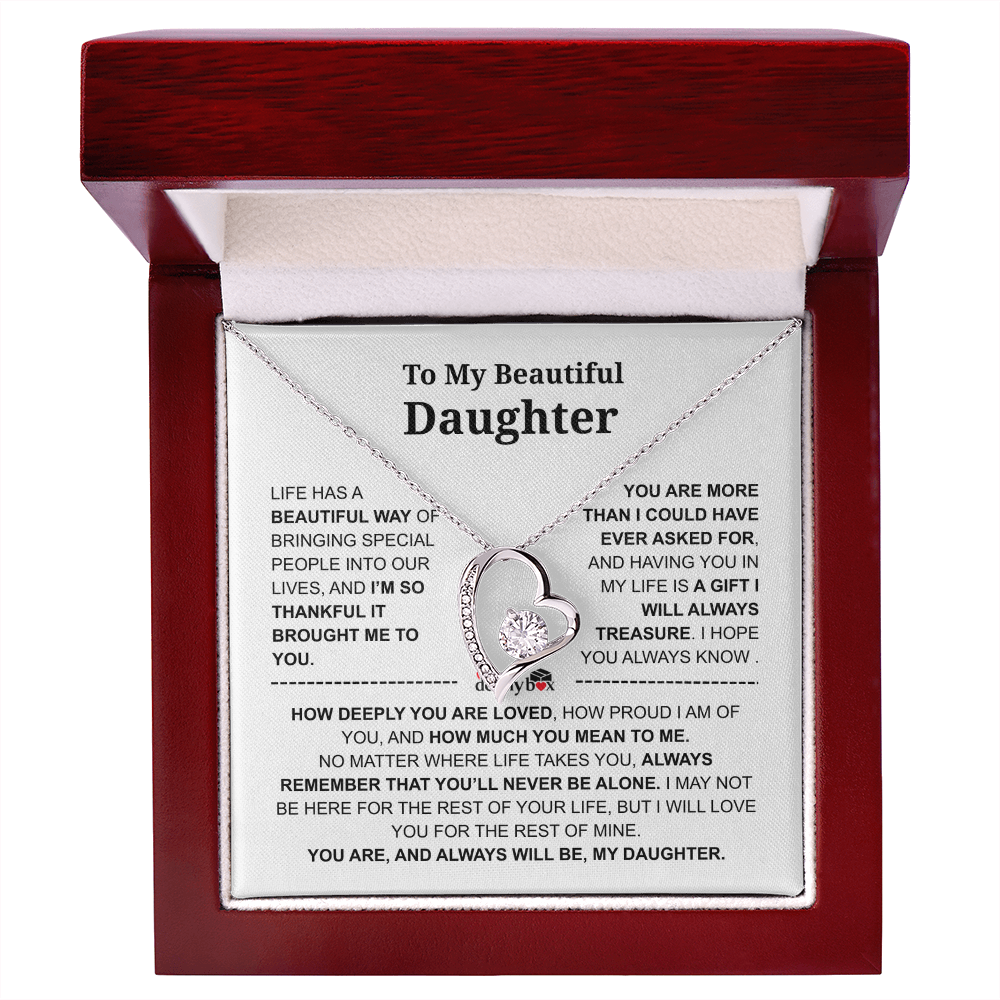 To My Daughter – Love You Forever Necklace