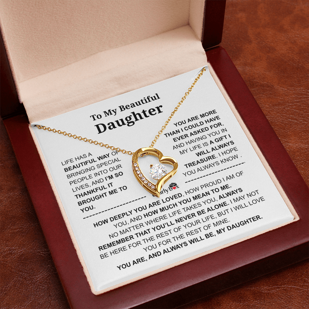 To My Daughter – Love You Forever Necklace