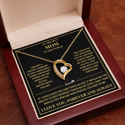 To The Best Mom - Forever Love Necklace