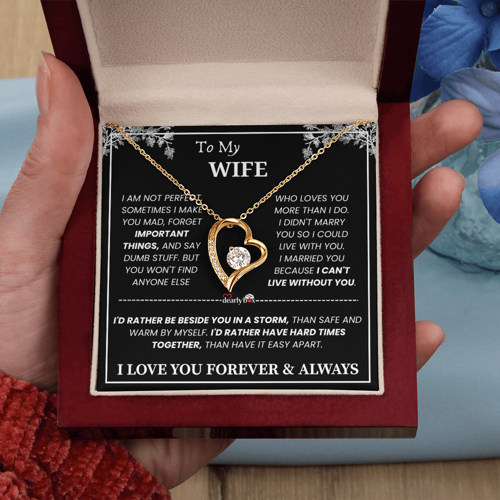 [Almost Sold Out] To My Wife - Love You Forever & Always Necklace