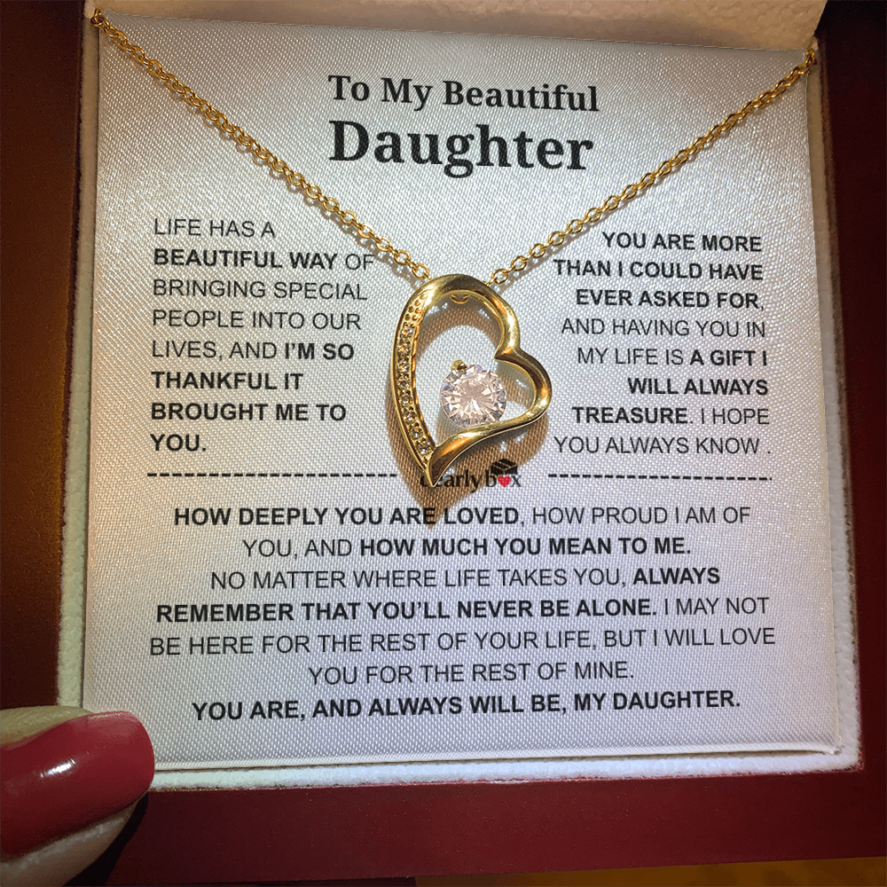 To My Daughter – Love You Forever Necklace