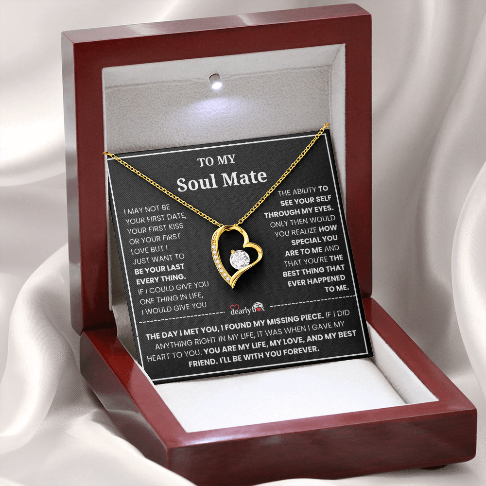 To My Soulmate || Forever Love Necklace