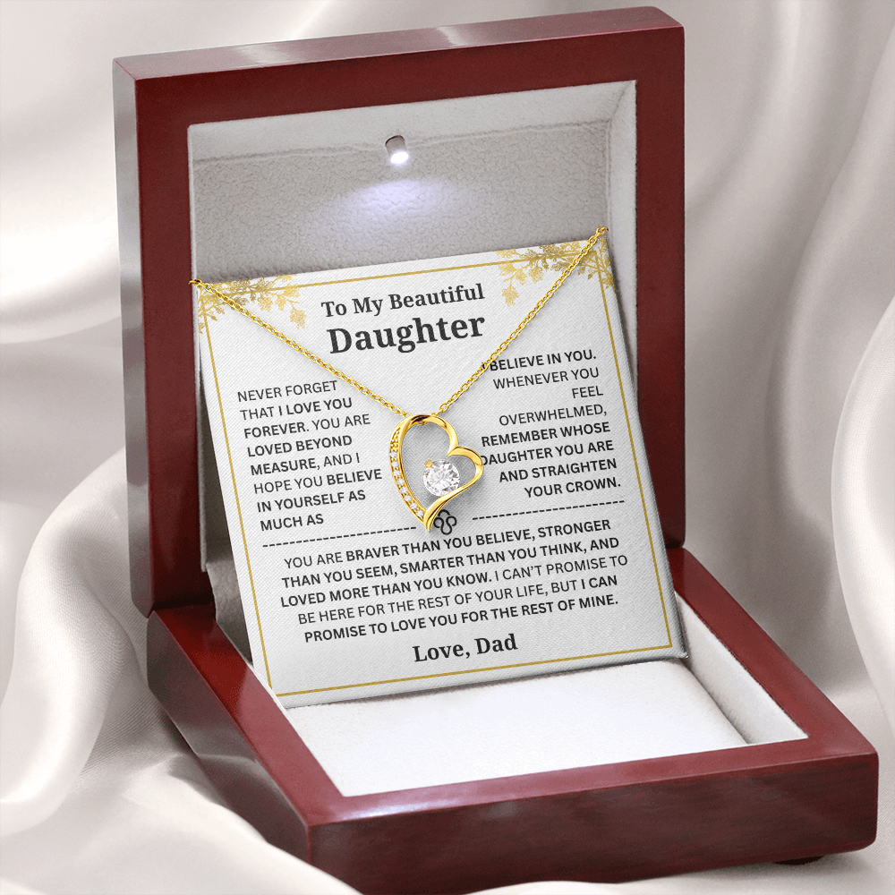To My Daughter – Love You Forever Necklace