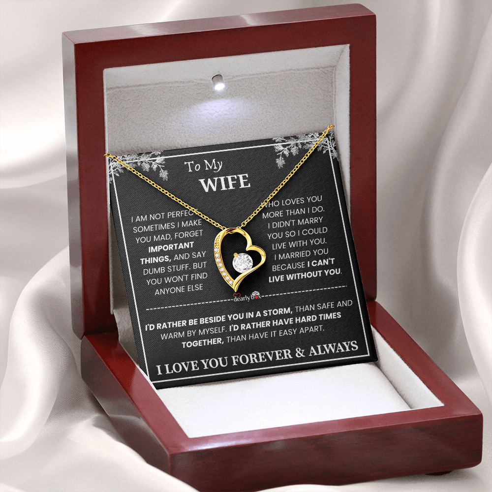 [Almost Sold Out] To My Wife - Love You Forever & Always Necklace