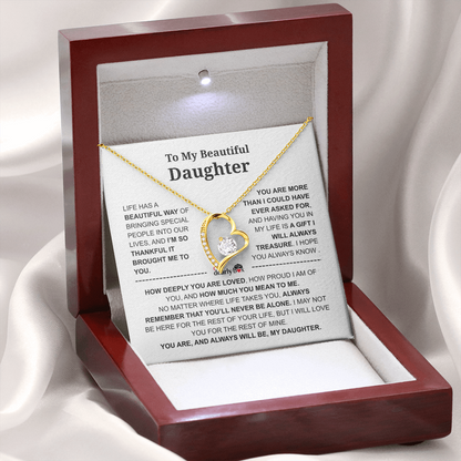 To My Daughter – Love You Forever Necklace