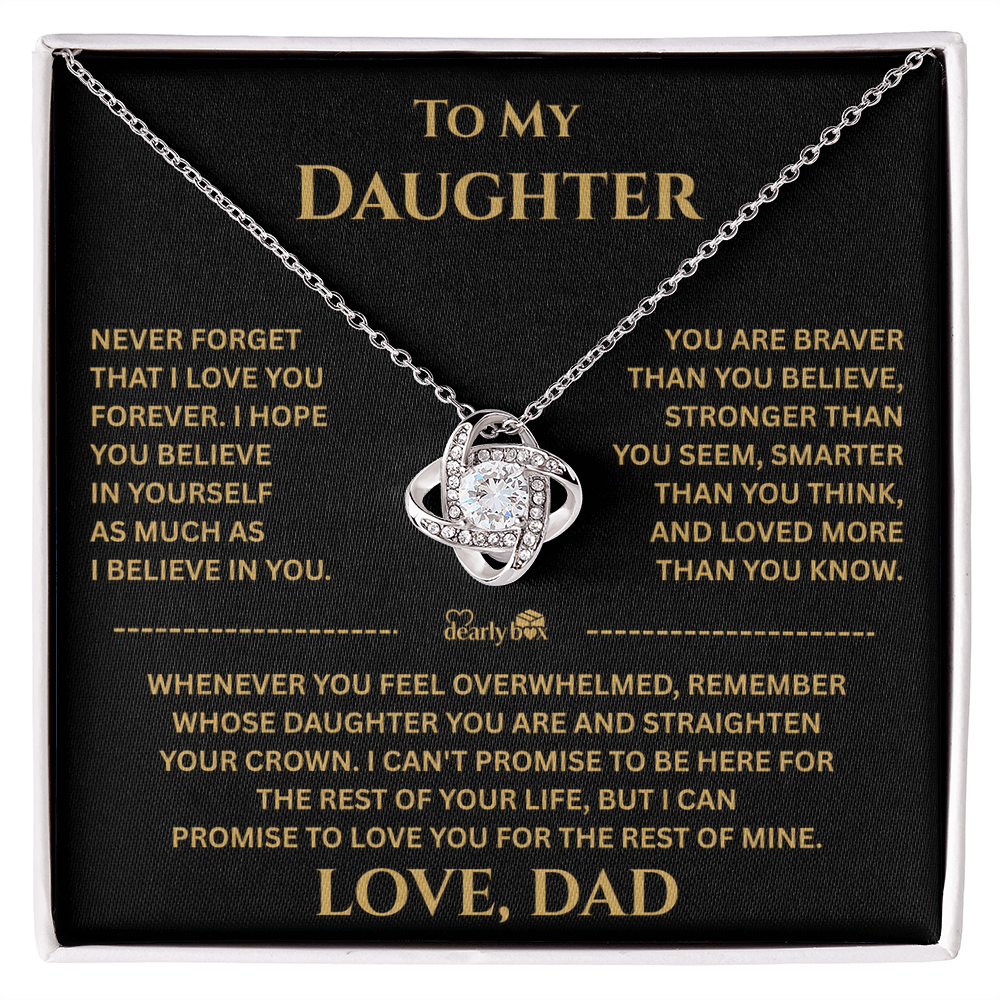 To My Daughter Gift From Dad "I Love You Forever"