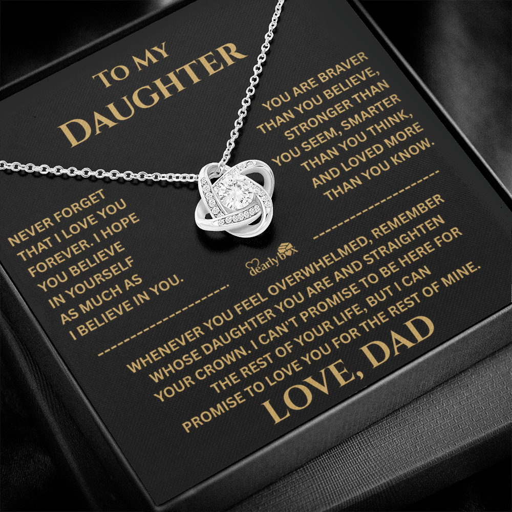 To My Daughter Gift From Dad "I Love You Forever"