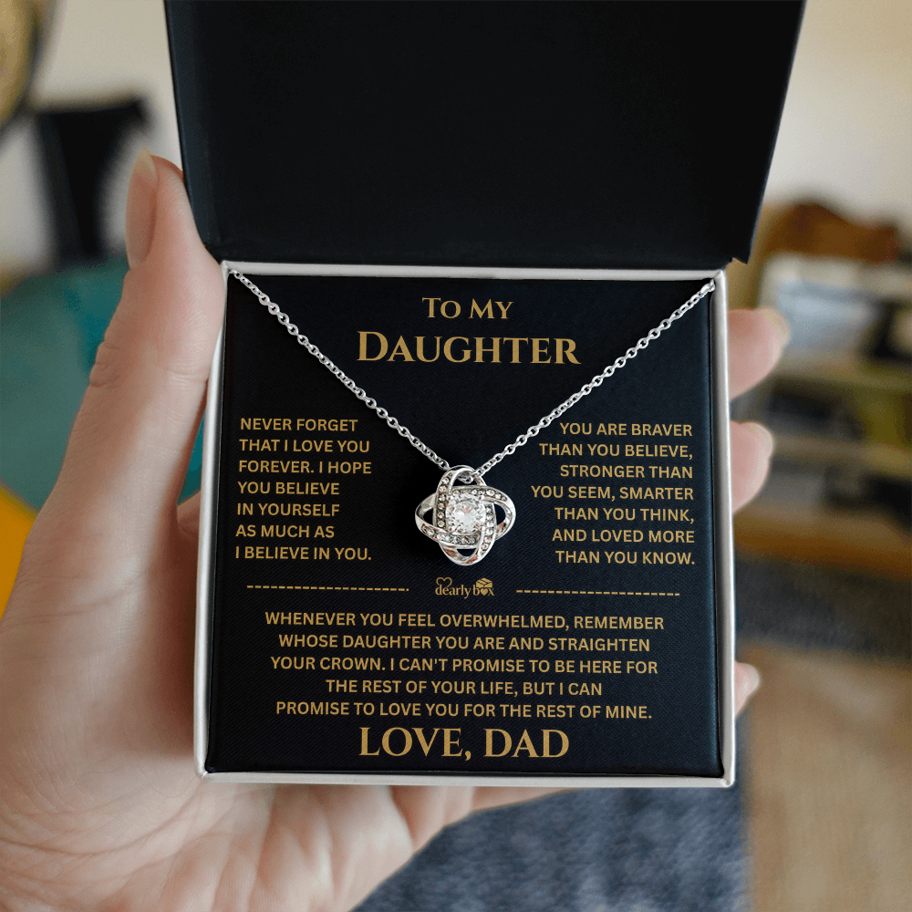 To My Daughter Gift From Dad "I Love You Forever"