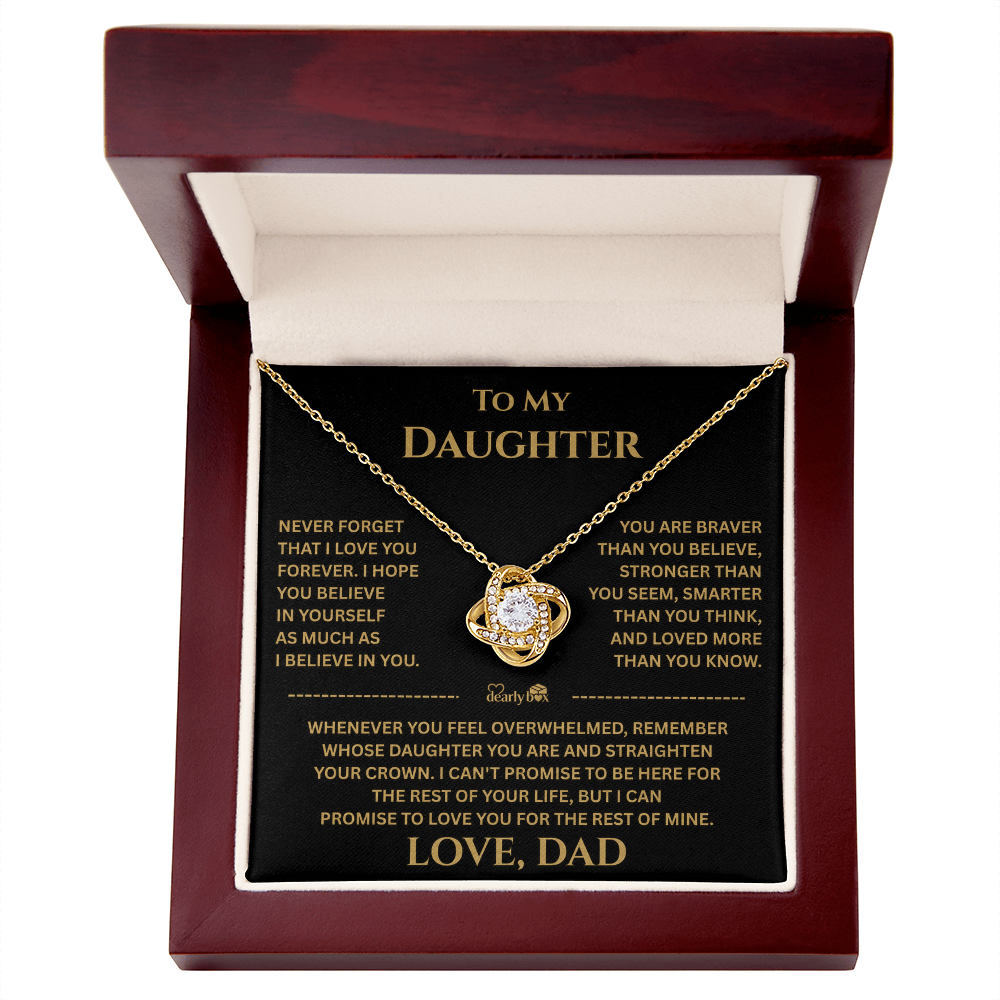 To My Daughter Gift From Dad "I Love You Forever"