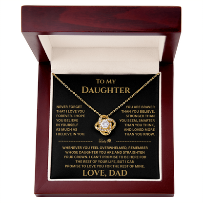 To My Daughter Gift From Dad "I Love You Forever"