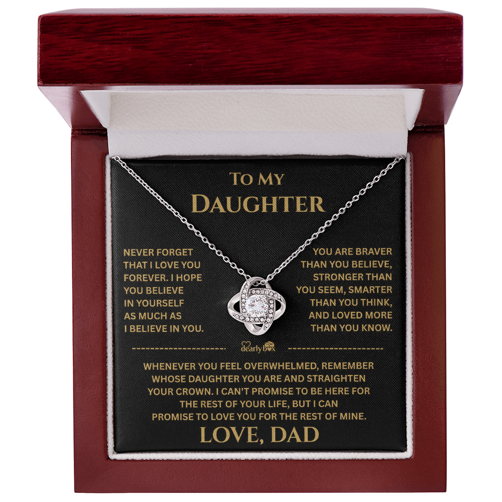 To My Daughter Gift From Dad "I Love You Forever"