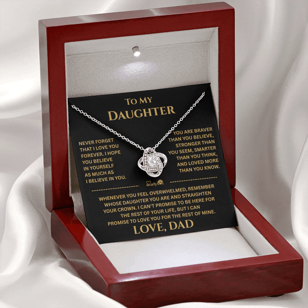 To My Daughter Gift From Dad "I Love You Forever"
