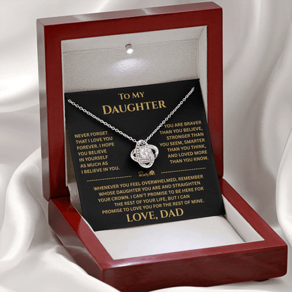 To My Daughter Gift From Dad "I Love You Forever"