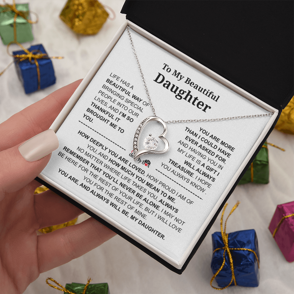 To My Daughter – Love You Forever Necklace