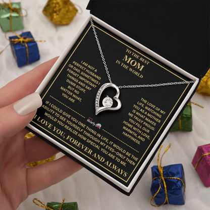 To The Best Mom - Forever Love Necklace