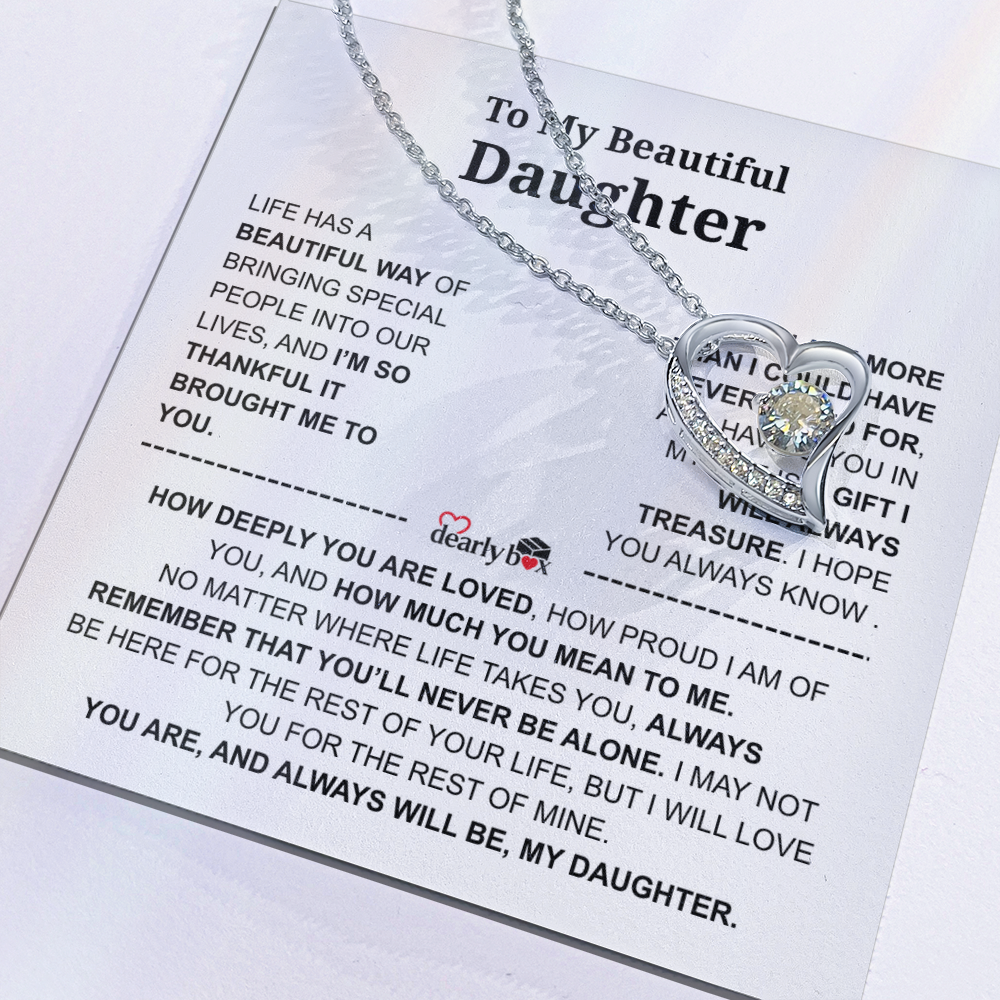 To My Daughter – Love You Forever Necklace