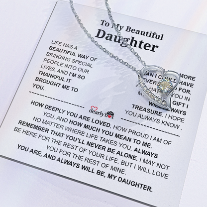 To My Daughter – Love You Forever Necklace