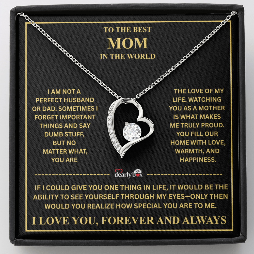 To The Best Mom - Forever Love Necklace