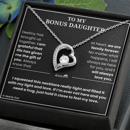 To My Bonus Daughter - "My Light & Love" Necklace
