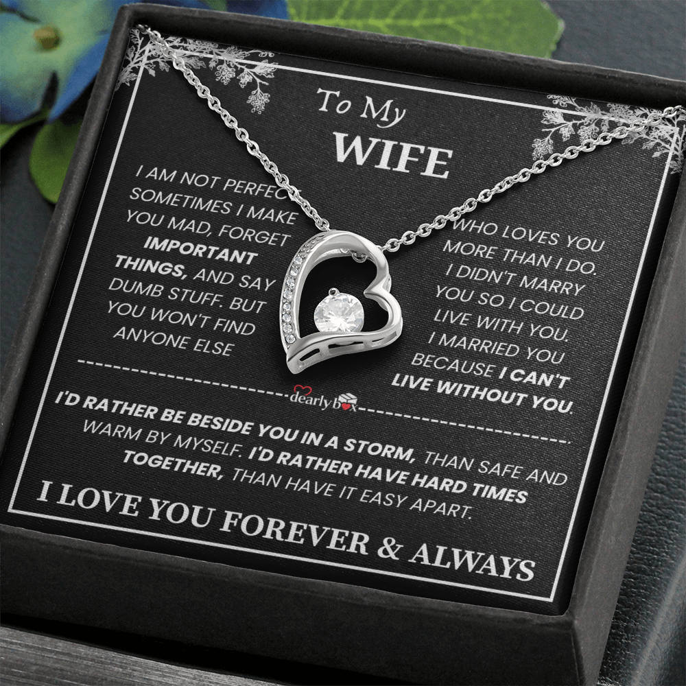 [Almost Sold Out] To My Wife - Love You Forever & Always Necklace