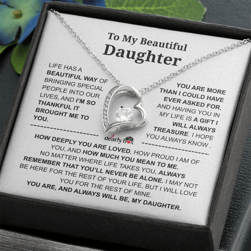 To My Daughter – Love You Forever Necklace