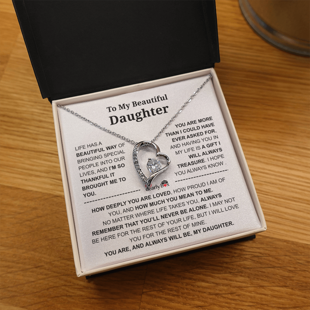 To My Daughter – Love You Forever Necklace