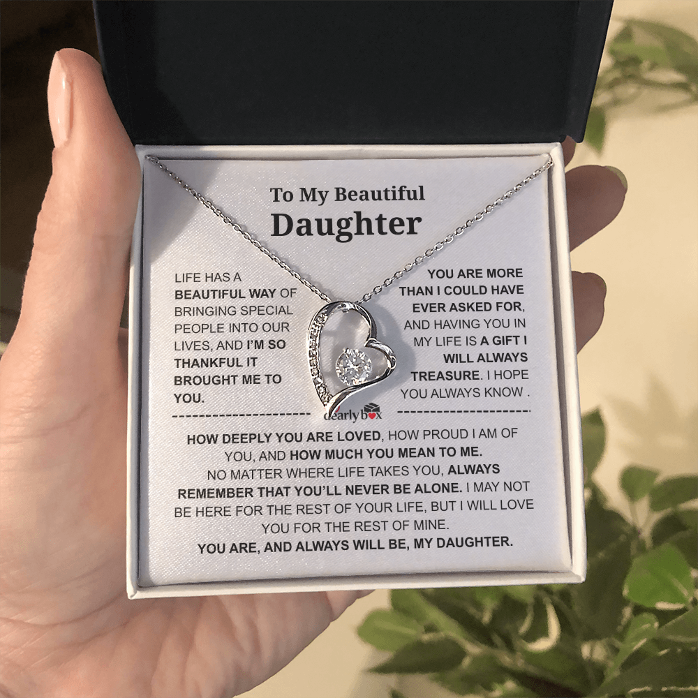 To My Daughter – Love You Forever Necklace