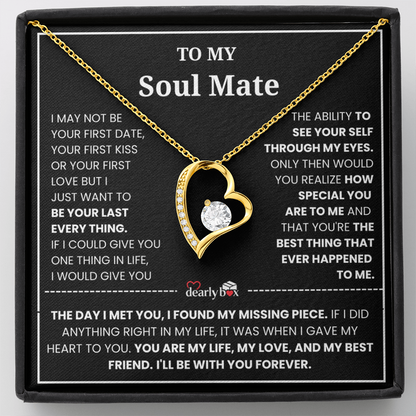 To My Soulmate || Forever Love Necklace