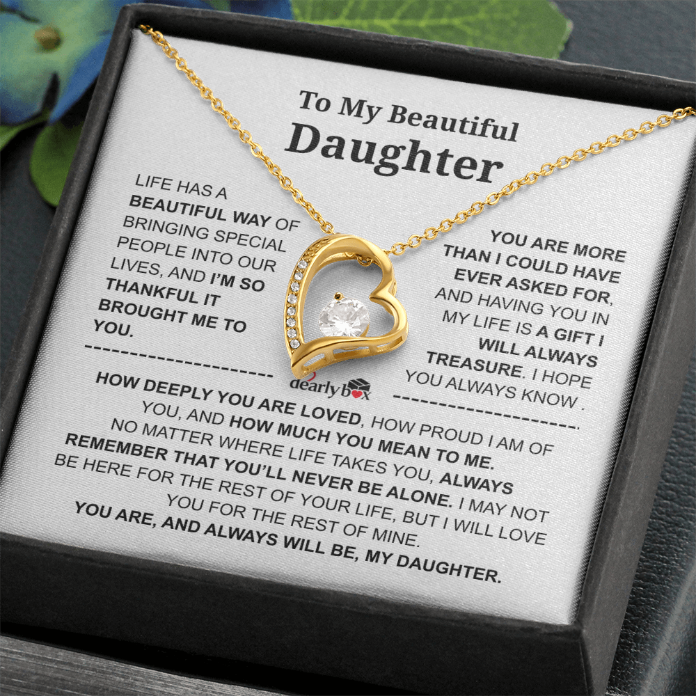 To My Daughter – Love You Forever Necklace