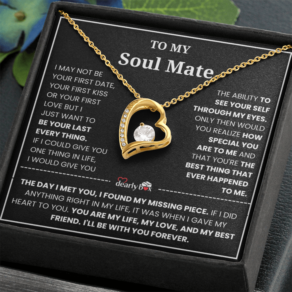 To My Soulmate || Forever Love Necklace