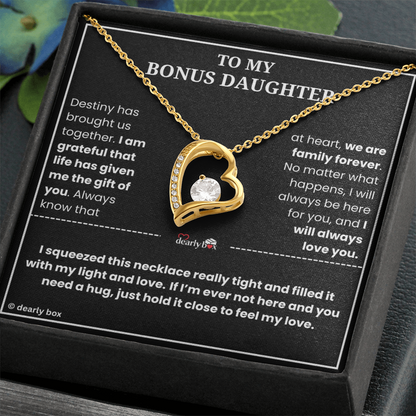 To My Bonus Daughter - "My Light & Love" Necklace
