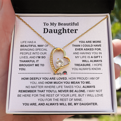 To My Daughter – Love You Forever Necklace