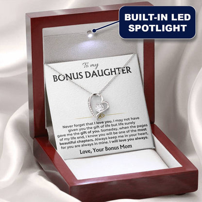 Bonus daughter gift set in mahogany LED presentation box